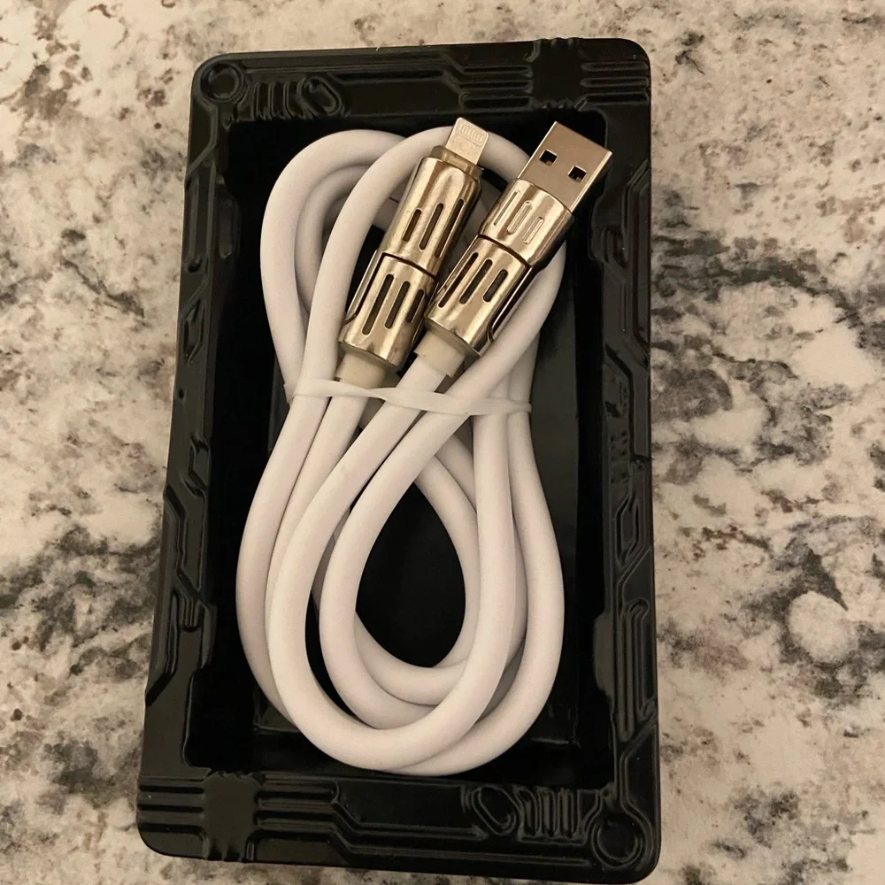 🍀 5 for $25 🍀240W 2-in-2 Fast Data Cable Charger In White